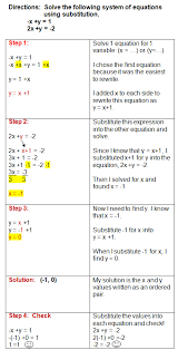 Name what we are looking for. Using The Substitution Method To Solve Systems Of Equations Math Methods Studying Math Learning Mathematics