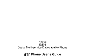 With the motorola unlock code and detail instructions on how to unlock motorola phone, which you will receive by email, you motorola device will be network free . Motorola Nextel Iden I870 User Manual Pdf Download Manualslib