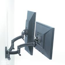 Dual Monitor Wall Mount With 17 Inch