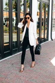 My Take On Five Winter Workwear Must Haves Alyson Haley Blazer Outfits For Women Work Outfits Women White Blazer Outfits