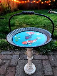 Bird Baths For Sale Near Me Bird Bath Resin Koi Pond Koi Pond Bird Bath Pond Decorations