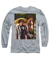 Handsome Mexican Cowboy Long Sleeve T-Shirt