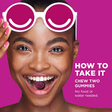 OLLY] Goodbye Stress GABA, L-Theanine & Lemon Balm Berry Verbena Flavors 42  or 60 Gummies อาหารเสริม