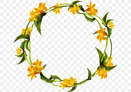 Tivoli flower pattern floral square motif metallic wallpaper 209532. Floral Design Yellow Flower Wreath Png 650x579px Floral Design Color Cut Flowers Drawing Floristry Download Free