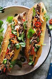 Grilled Beef Banh Mi Bakers Royale Recipe Beef Recipes Food Grilled Beef