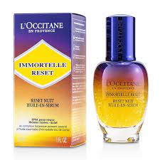 Reset in 3 simple steps. L Occitane Immortelle Reset Overnight Reset Oil In Serum 30ml 1oz Serum Concentrates Free Worldwide Shipping Strawberrynet Hr