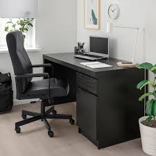 Millberget Swivel Chair Bomstad Black Ikea In 2020 Desk Chair Home Office Chairs Black Desk Office