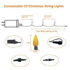 One is on the front porch and the other is inside an you may not even need to link the plugs to a virtual assistant if you just want the lights to work on a schedule without voice control or integration with other devices. Extendable 33ft 50led C9 Christmas Lights String Led Christmas Lights Plug In With 29v Safe Adaptor Waterproof Decorative Lights Indoor Outdoor For Christmas Tree Party Decoration Multicolor Pricepulse