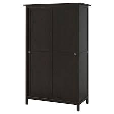 Many of our wardrobes include interior fittings such clothes rails and shelves to help you organize your stuff. Hemnes Wardrobe With 2 Sliding Doors Black Brown 47 1 4x77 1 2 Ikea