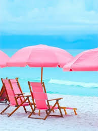 Photo Problem Pink Beach Pink Umbrella Beach