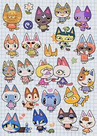 Bim On Twitter Animal Crossing Cat Stickers Cool Drawings