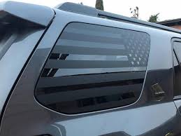Black American Flag Decal For Truck 2 Pack American Flag Decal Set For Toyota 4runner Decal For Windows 5th Generation 4runner Flag Matte Blac Toyota 4runner American Flag Decal 4runner