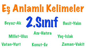 es anlamli kelimeler 2 sinif 2 siniflar icin tam liste youtube