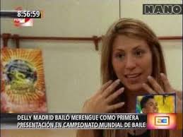 Delly Madrid bailó espectacular merengue en el 2CMB (América Espectáculos  24-05-2010)