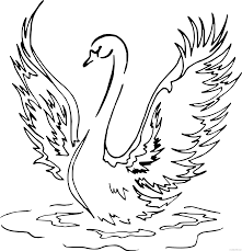 Maybe you would like to learn more about one of these? Swan Coloring Pages Swan4 Printable Coloring4free Coloring4free Com