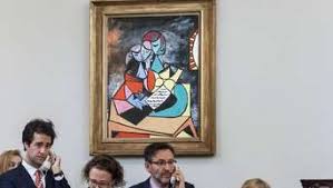 Gemälde / picasso (paloma in blue). Zoll Beschlagnahmt Picasso Gemalde Panorama