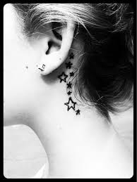 See more ideas about star tattoos, tattoos, star tattoos behind ear. 70 Pretty Behind The Ear Tattoos For Creative Juice