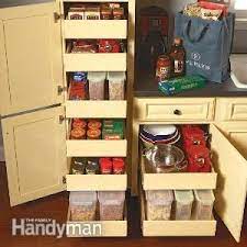 Pantry cabinet can be amazing feature that fills the empty space as well as functional furniture to make sure in matter of beauty and functionality at the same time. Kitchen Storage Pull Out Pantry Shelves Kitchen Cabinet Storage Small Kitchen Pantry Pantry Cabinet