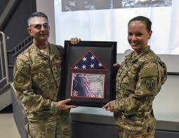 Us flag flown afghanistan authenticity certificate template. 504th Intelligence Soldier Recognized At Afghan Women S Event Article The United States Army