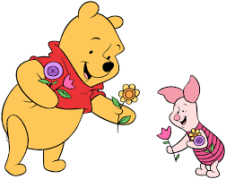 Winnie the pooh holding flowers. Disney Springtime Clip Art 2 Disney Clip Art Galore