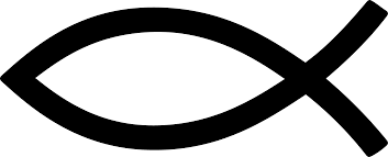 Christian Fish Symbol Black Png 6075 2467