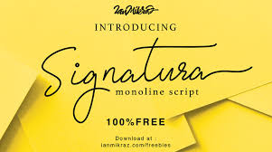 156 downloads free for personal use. Free Signature Fonts Mockofun