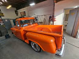 Image result for Orange 1955 Truck