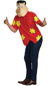 Family Guy Men's Quagmire Costume | Family Guy Glenn Quagmire Costume