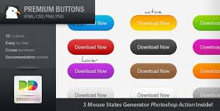 Premium Buttons Css Templates Fruit Nutrition Facts Buttons
