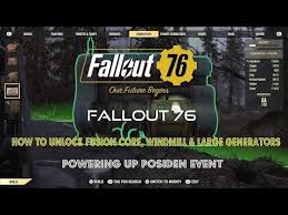 Fallout 76 How To Unlock Fusion Core Windmill Large Generator Plans Generation How To Plan Fallout
