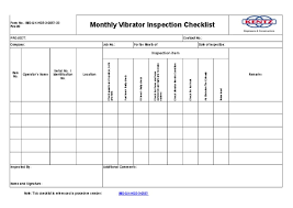 • a suitable mixer unit such as. Checklist For Vibrator