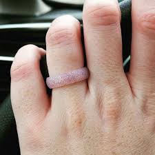 Qalo White Sparkle Rings Are So Much More Than Rubber Rings They Are Medical Grade Silicone Wedding Rings T Silicone Rings Dress Rings Silicone Wedding Rings