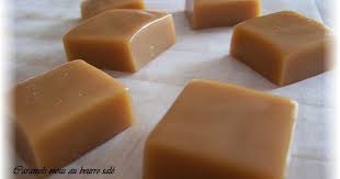 Caramels Mous Au Beurre Sale Carnet Gourmand Caramel Mou Caramel Recette Caramel
