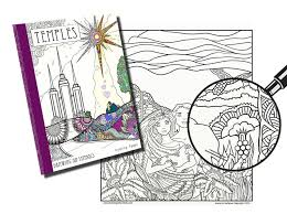 Take a deep breath and relax with these free mandala coloring pages just for the adults. New Adult Coloring Book Features Symbols Of The Temple The Arizona Beehive
