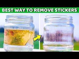 How To Remove Sticky Labels From Plastic Bottles And Glass Jars Without Damaging Them Youtube Remove Sticky Labels Sticky Labels Cleaning Recipes