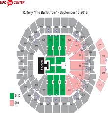 twenty one pilots yum center seating chart