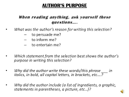 Author S Purpose Worksheet 4th Grade Google Search Authors Purpose Author S Purpose Worksheet Author
