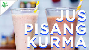 Air nabeez ini memang selalu diamalkan oleh rasulullah. Resep Jus Pisang Kurma Youtube