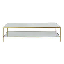 Couchtisch Aus Spiegelplatten Und Messingfarbenem Metall Venicie Tavolini Sgabelli Arredamento