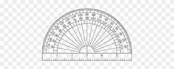 printable protractor and ruler protractor print out clipart 2830484 pikpng