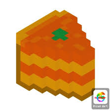 Oooh Pumpkin Pie Pixel Art Novelty Art