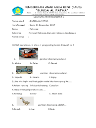 Soal ulangan buat anak tk berikut ini adalah soal ulangan buat anak tk yang bisa anda download secara gratis di website kami. Soal Uas Paud 2017