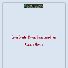 Welcome to the most comprehensive cross country movers website in the united states. Cross Country Moving Companies Cross Country Movers Pdf Docdroid