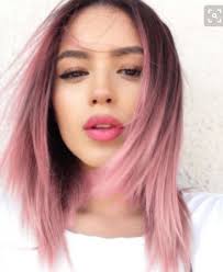 Pink And Brown Ombre With Layers How To Grow Out A Bleach Blend In With Hi Lights Hair Color Pink Pastel Pink Hair Hair Color Pastel