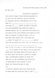 florida memory  letter on the end of