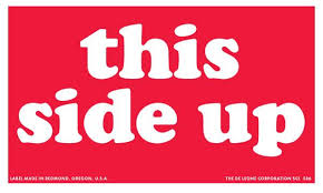 A3 consists of two a4 put side to side. 35 This Side Up Label Labels Design Ideas 2020