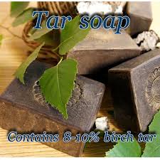 Tar Soap Contains 8 10 Birch Tar Helps To Solve Cosmetic Problems Of The Skin And Hair Birchtar Helpscosmeticproblems Tarsoap In 2020 10 Things Soap Brittle Hair