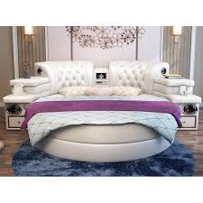 8% coupon applied at checkout. Hot Selling Modern Leather Multi Function White Round Bed With Speaker Massage Bedroom Sets Aliexpress