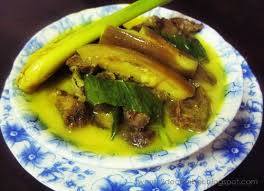 Masak lemak cili api rebung daging resepi asli negeri sembilan. Masak Lemak Cili Padi Daging Salai Bersama Terung Asian Dishes Cuisine Food