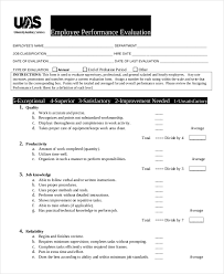 Productivity will mean something different to each business. Free 13 Sample Performance Appraisal Forms In Pdf Ms Word Excel